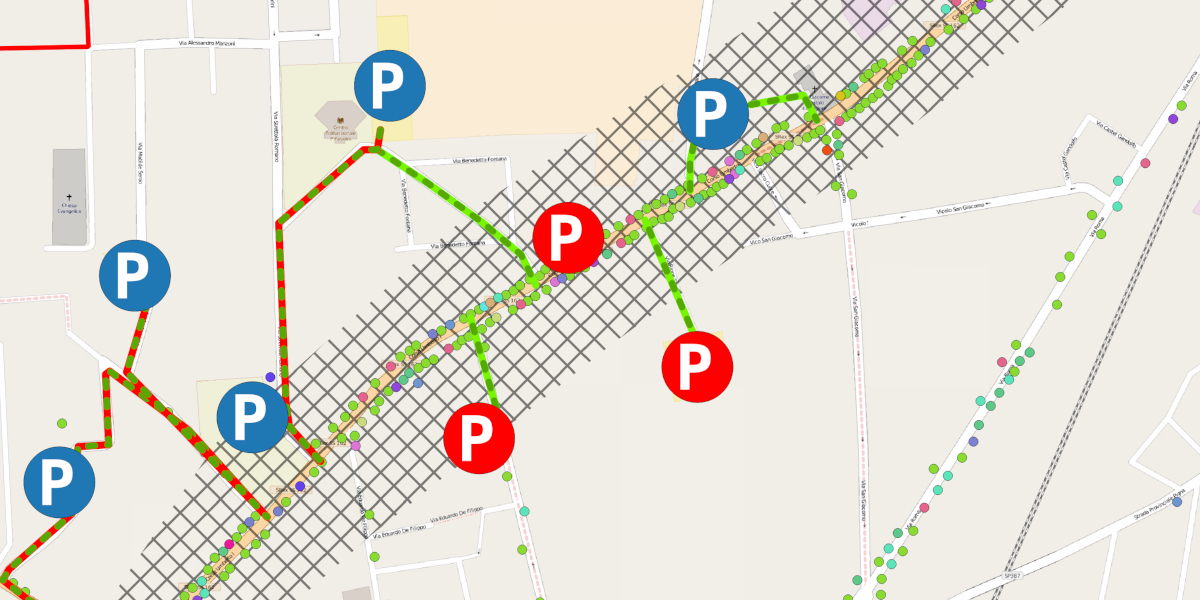 Image of I parcheggi in prossimità dell’area MUSA